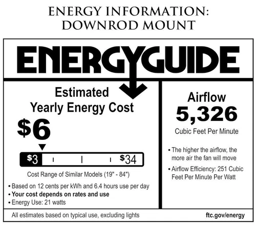 VISUAL COMFORT 72" CEILING FAN SILVER WASHED OAK REVERSIBLE BLADE LED LIGHT KIT - Picture 10 of 10