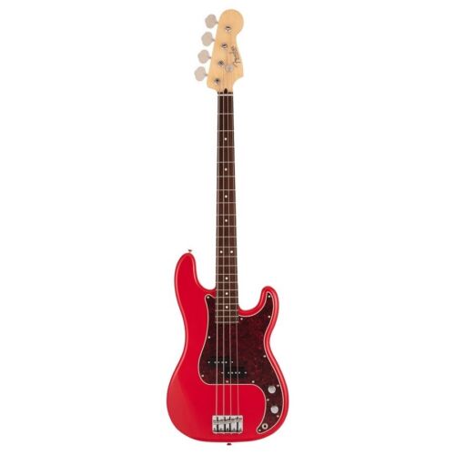 Fender fabriquée au Japon hybride II basse de précision rouge Modène avec sac de concert - Photo 1/6