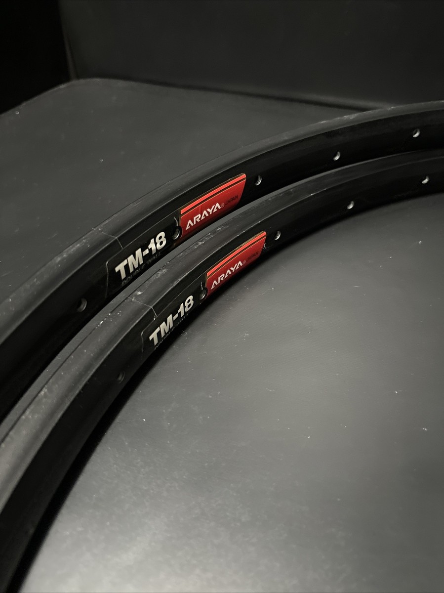 90's Araya 26” TM-18 32h MTB Hoopset Dbl Wall Fit: Klunker