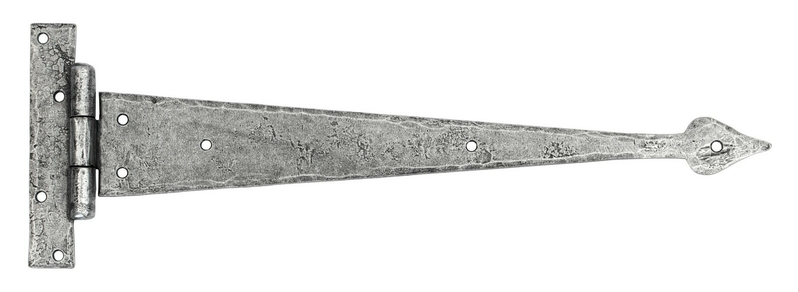 From The Anvil 33791 Pewter 15"" Arrow Head T Hinge (pair)