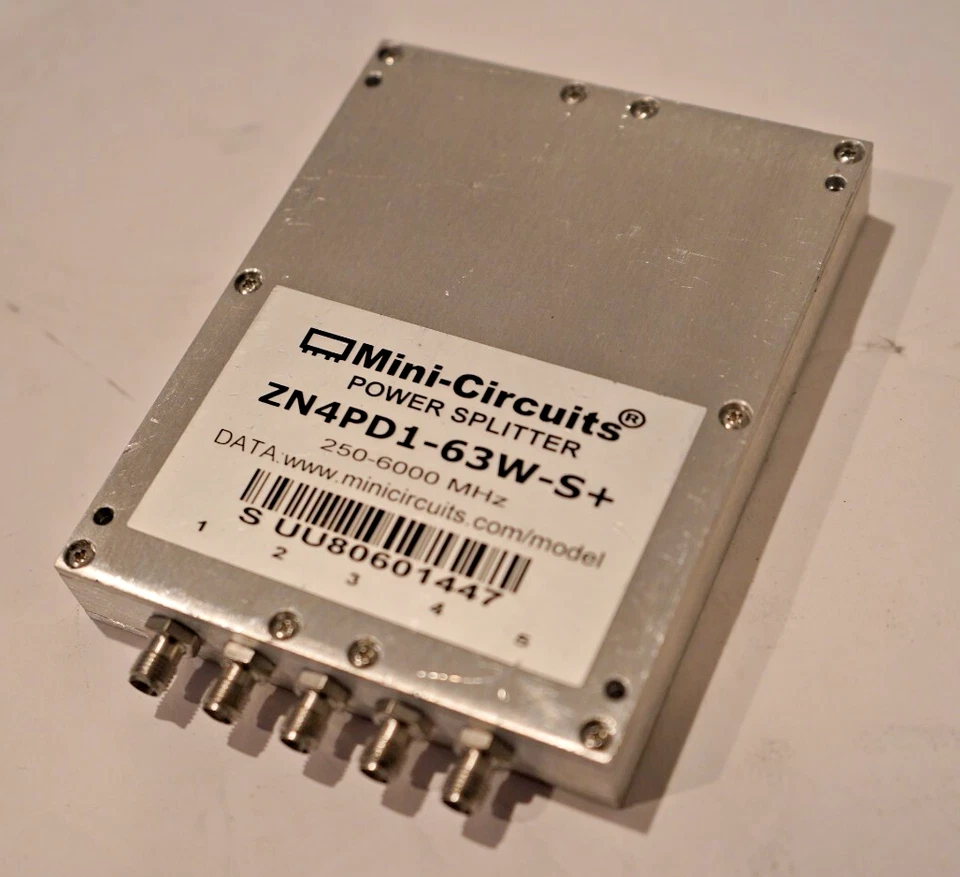 Mini-Circuits ZN1PD1-63W-S+ Power Splitter/Combiner 4 Way-0° 50Ω 250 to 6000 MHz - Image 2 of 2