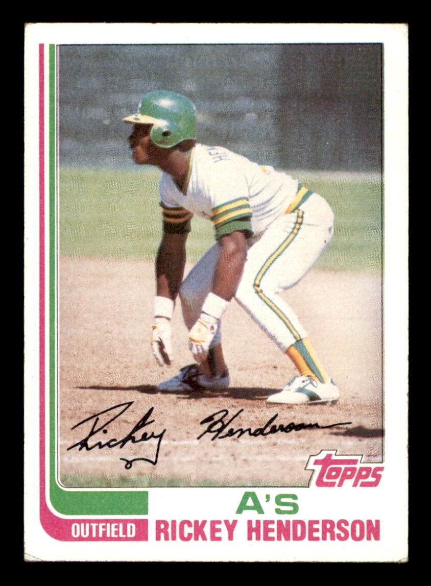 1982 Topps Baseball #610 Rickey Henderson VG/EX *d2