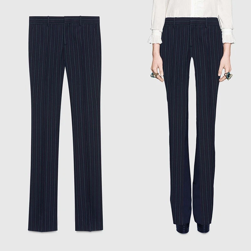 Pinstripe gucci pants sale