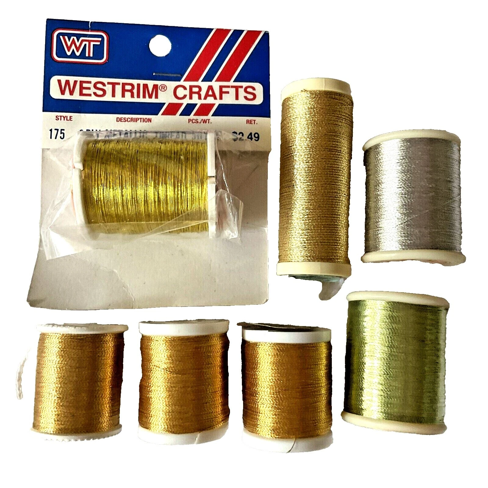 Metallic Lot Crewel Embroidery Threads