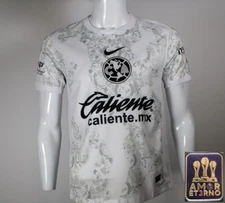 CLUB AMERICA BLANCA  AMOR ETERNO PATCH  (TALLA REDUCIDA LEER LA DISCRIPCION)