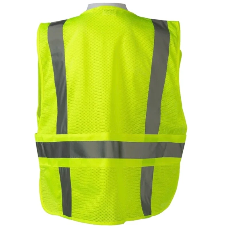 New PETRA ROC LVM2-LPSV Hi-Vis ANSI Class 2  Safety Vest, SIZE Regular S-XL image 3