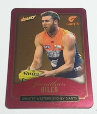 2014 Select Parallel Card - Jonathan Giles - Greater Western Sydney Giants
