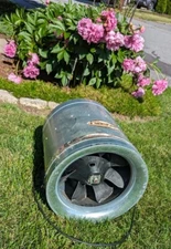 Can Fan Max Fan 14" 1700CFM -inline exhaust blower ventilation hydro scrubber.