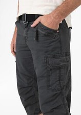 Timezone Herren Cargo Bermuda Shorts 3/4  Miles TZ  9128 pirate black New