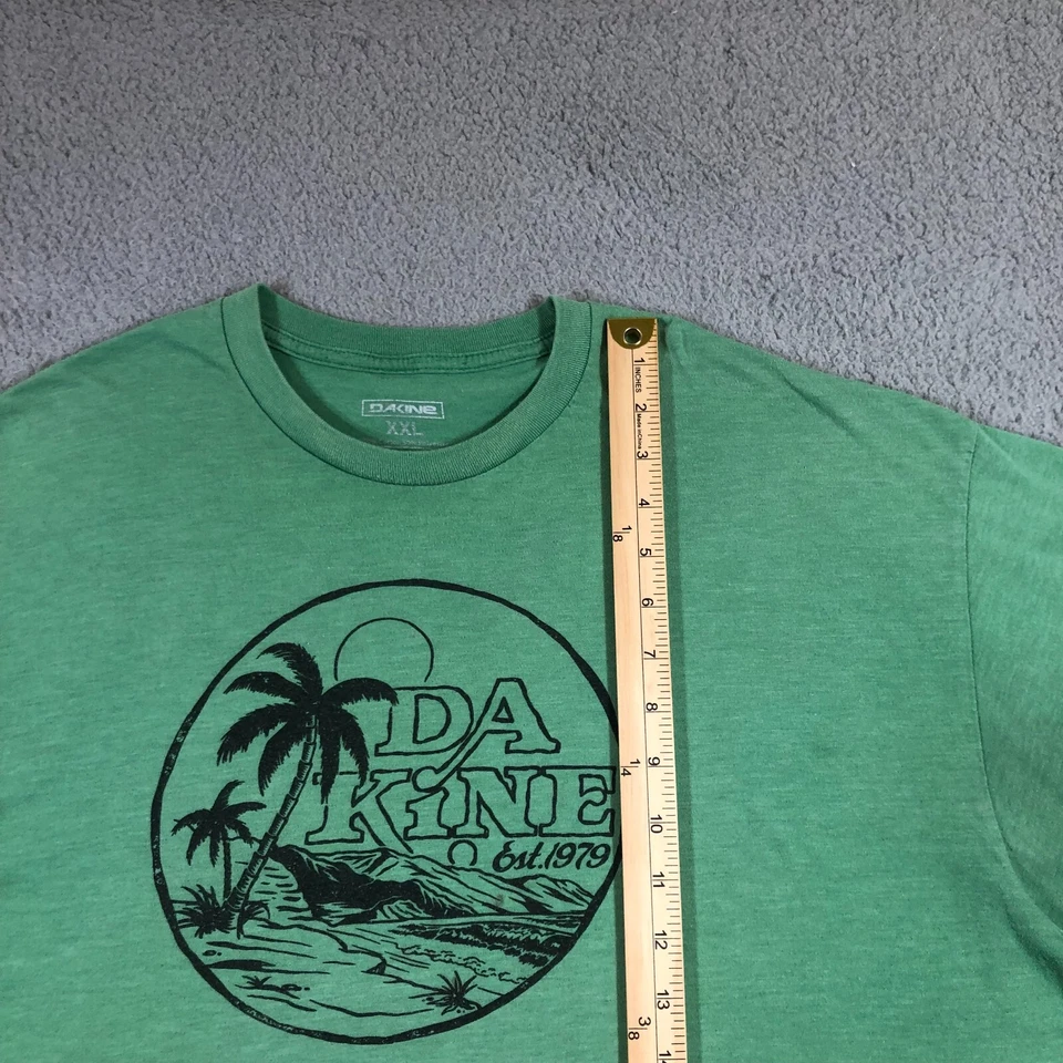 Dakine Camiseta Hombre 2XL Verde Surf Playa Olas Foto 4 de 4