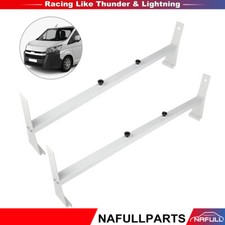 Pickup Truck Cap Topper 2 Bar Camper Shell Roof Van Ladder Rack Adjustable Steel