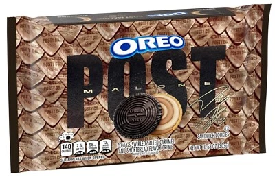 NABISCO Post Malone OREO Cookies Limited Edition 10.68 oz Salted Caramel Shortbread