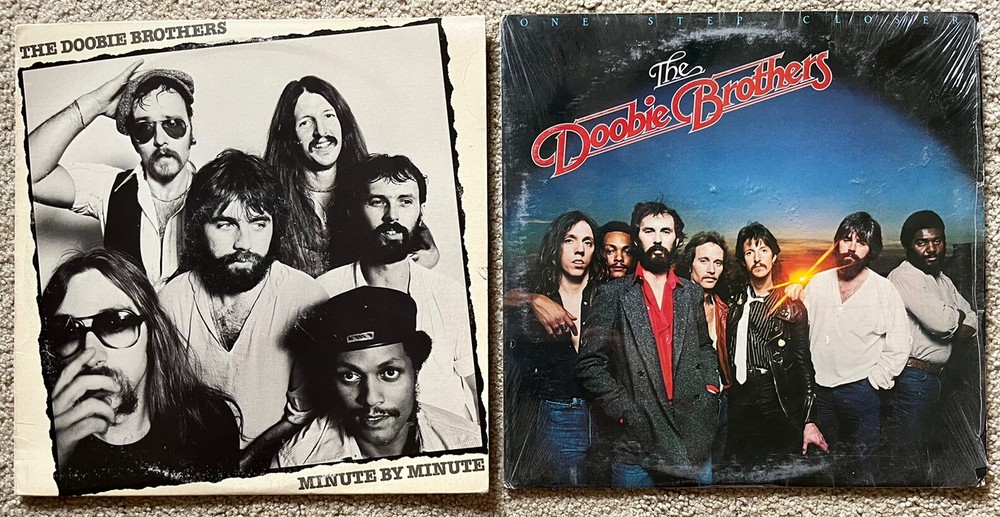 Doobie Brothers Minute by Minute & One Step Closer 2-LP Vinyl Lot VG+