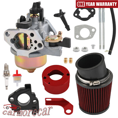 New Upgrade Air Filter Adapter Jet Kit For Predator 420CC 301CC 13HP 15HP Golf