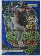 Mike Clevinger 2020 Prizm Blue Donut Circles Prizm #'d/199 Card #129