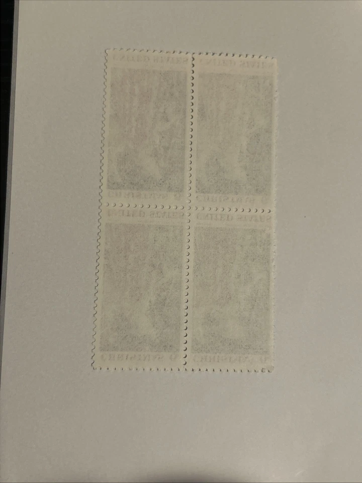 1970 Christmas Nativity 6 Cent 6c Stamp Block of 4 Scott #1414 - Image 2 of 2