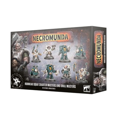 Warhammer 40k IRONHEAD SQUAT CHARTER & DRILL MASTERS Necromunda Miniatur NEU OVP