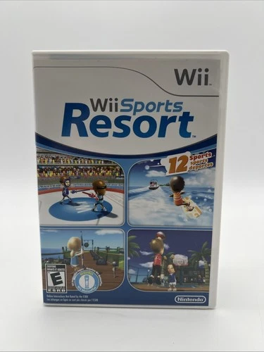 Wii Sports Resort (Nintendo Wii, 2009) Complete With Manual TESTED And WORKS
