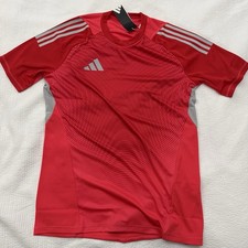 Adidas Tiro 25 maglia portiere rossa manica corta taglia XL