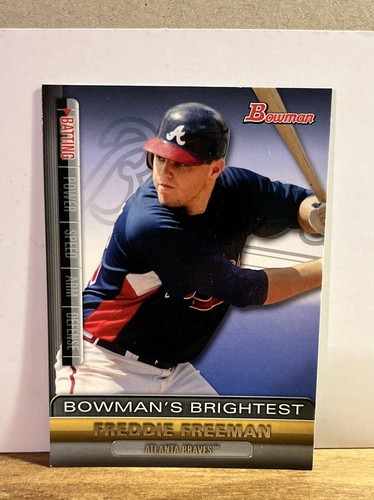 Freddie Freeman #BBR16 card from 2011 Bowman Brightest