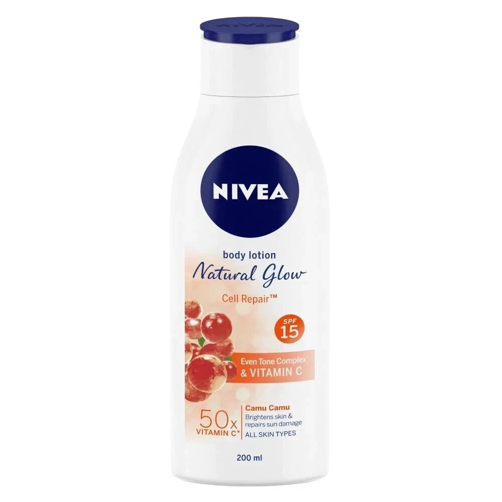 NIVEA Natural Glow Cell Repair 200ml Body Lotion with Free Worldwide Shipping