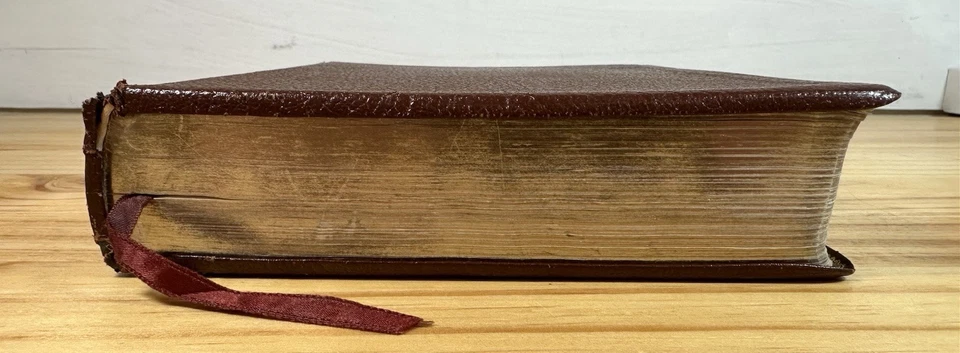 The New Chain Reference Bible (Thompson) KJV 1964 Brown Leather BB Kirkbridge Foto 3 de 4