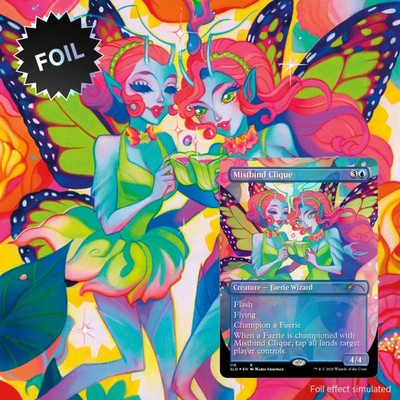 Faerie, Faerie, Faerie Rad foil 4セット 未開封 Magic: The Gathering TCG: Secret Lair Faerie, Faerie, Faerie Rad