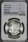 NGC MS62 PL GSA HOARD 1883-CC MORGAN SILVER DOLLAR PROOF LIKE $1  (BC02)