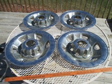 4 Silverado 3 .25 Ton 16 8 Lug Chrome Wheel Skins Hub Caps Rim Covers