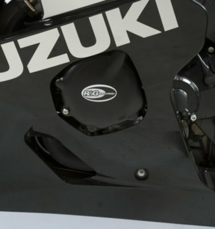 Cache moteur gauche R&G RACING noir pour Suzuki GSX-R750