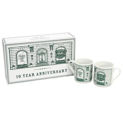 Ralph Lauren Store Ralph s Coffee 10th Anniversary Coffee Mug Set of 2 Gift Box