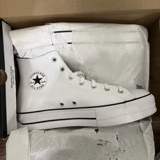 Converse CTAS Lift Hi Women’s Size 13 561676C White/Black/White