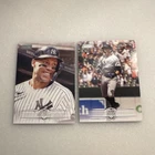 Topps Aaron Judge & Ben Rice Yankees 2024 2 Card Lot Stadium Club Rookie