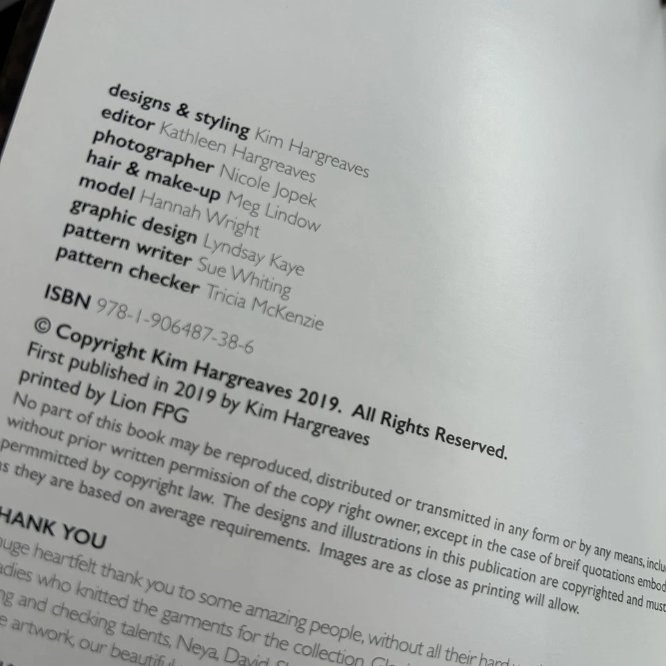 MYTH by Kim Hargreaves 12 Designs Modern Knitting Pattern Book Sweaters Hats - Image 2 of 4