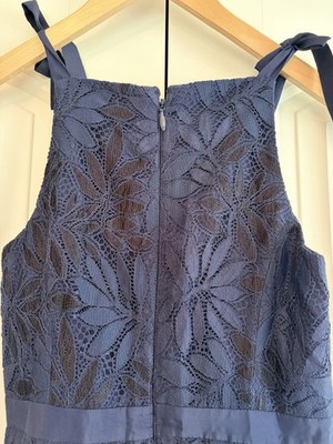 Lilly Pulitzer NWT Kayleigh Navy Blue Shift Gallery Lace Dress Women's Size  00 | eBay