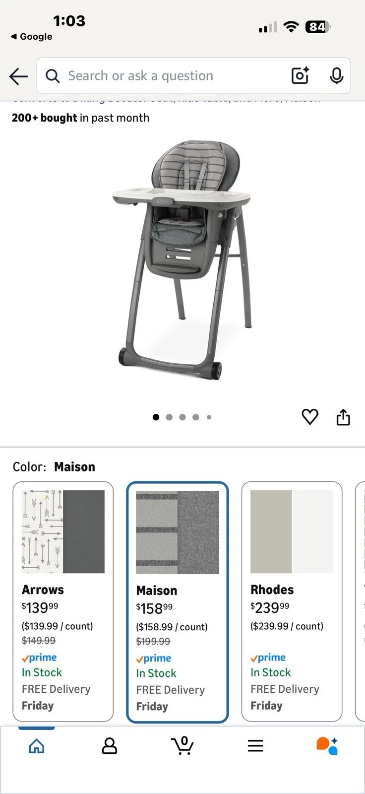 Graco Table2Table Premier Fold 7-in-1 High Chair - Ari