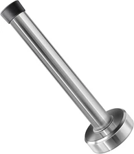 Door Stop 6 Inch Long Doorstop Wall Mount Door Stopper Bumper with Mute Rubber