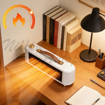 #ad 800W Handy Space Heater Portable Electric Heater Home Fast Heating Thermal Cycle $17.59