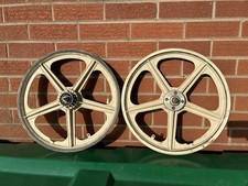 Aero Zytec Wheels 80s BMX Mag White Old School