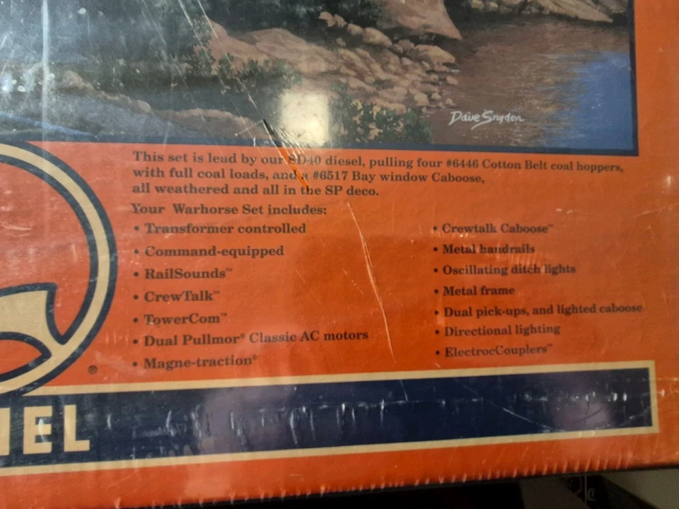 Lionel 6-11940 SP Warhorse Diesel Set Factory Sealed - Image 3 of 4