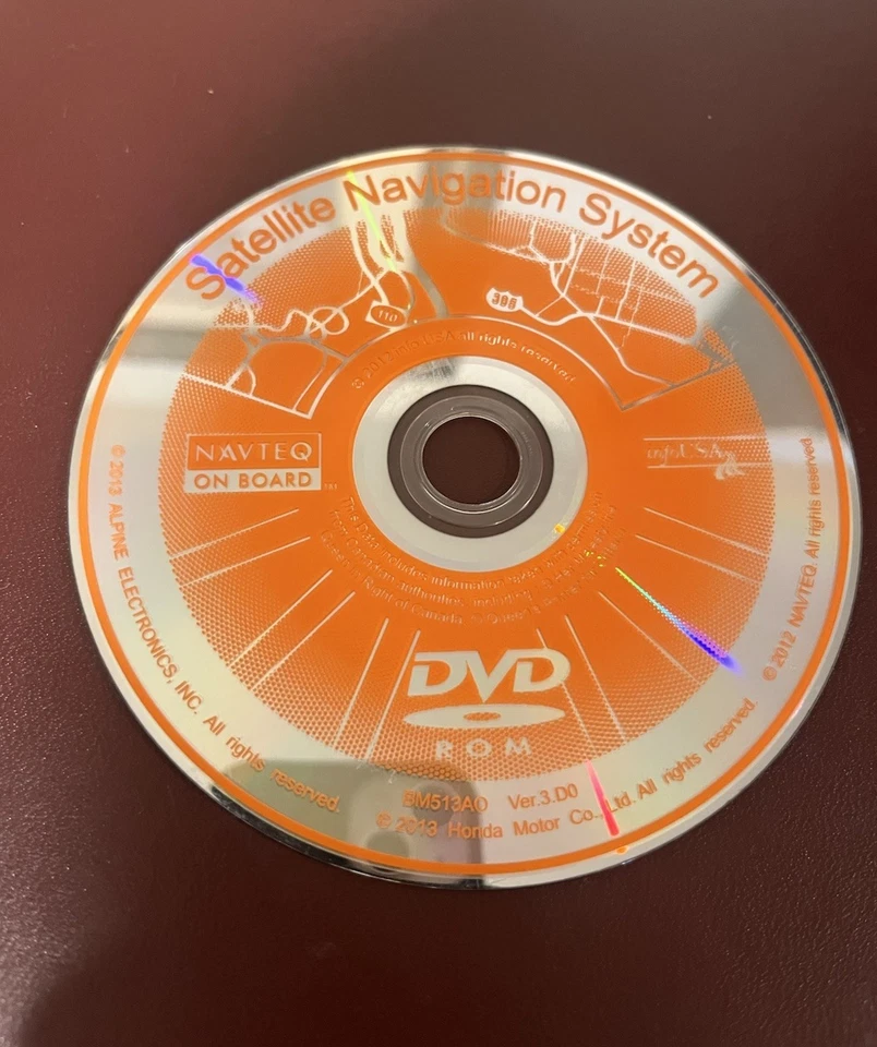 2004 2005 2006 ACURA TL NAVIGATION DVD US CANADA VER.3.D0 2013 UPDATE OEM - Image 2 of 3