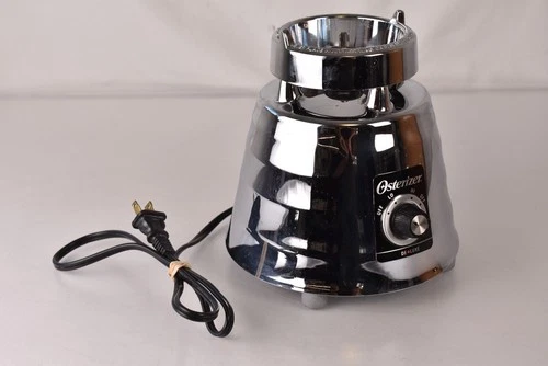 Osterizer Deluxe 2-Speed Blender 5000-28 Chrome Stainless Steel Motor Base