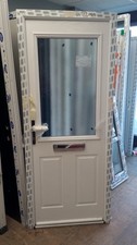 Brand New Composite back Door - White Front & White Inside - 845 X 2040 Mm