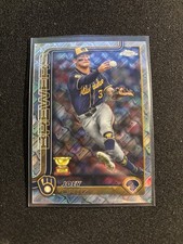 Topps Series 1 Rookie Joey Ortiz Milwaukee Brewers Baseball Card 2025 #165
