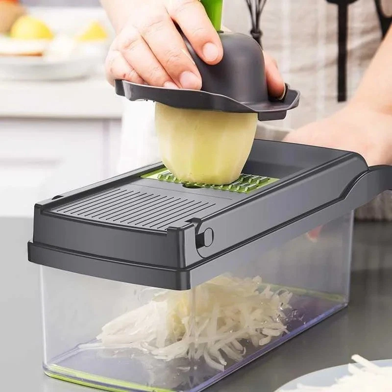 6-in-1 Vegetable Chopper Mandoline Dicer Julienne Grater