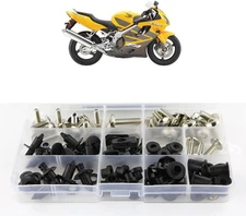 Complete Fairing Bolts, Fit for CBR600 F4 F4I 1999 2000 2001 2002 2003 Silver