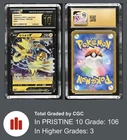 ZERAORA V 2021 POKEMON JPN VMAX CLIMAX - HOLO #054/184 CGC PRISTINE 10
