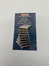 Coleco Cartridge Advert Foldout Atari 2600 MANUAL ONLY Authentic Booklet