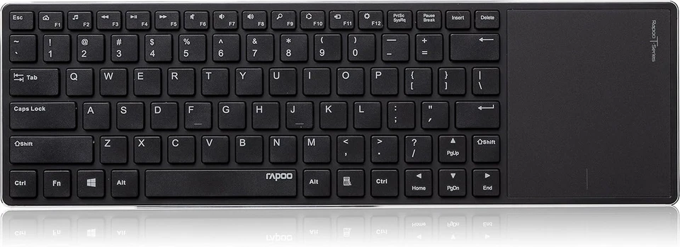 Rapoo E2800P QWERTY UK Wireless Keyboard With Touchpad For Windows Android Mac - Image 3 of 4