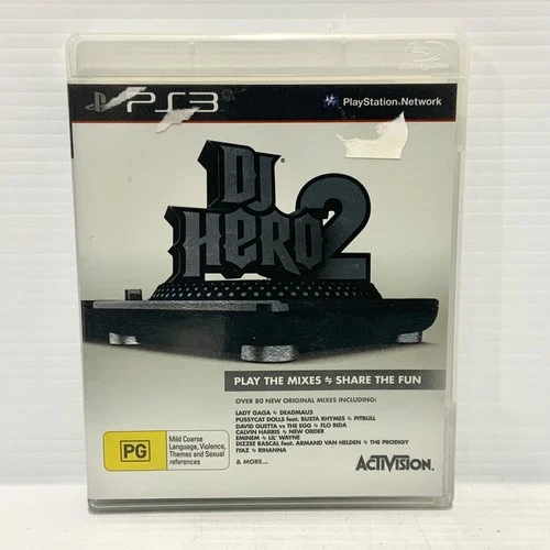 DJ Hero 2 + Manual - PS3 - Tested & Working - Free Postage